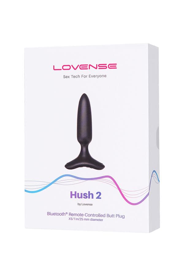 Анальная пробка с мобильным управлением LOVENSE HUSH 2 - XS Анальная пробка с мобильным управлением LOVENSE HUSH 2 - XS