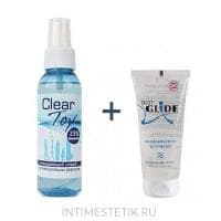 Очиститель ClearToy + смазка JustGlide Очиститель ClearToy + смазка JustGlide