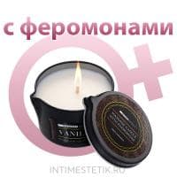 Массажная свеча-афродизиак для женщин NATURAL INSTINCT VANILLA, 70 мл Массажная свеча-афродизиак для женщин NATURAL INSTINCT VANILLA, 70 мл