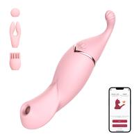 BeYourLover Angelina - двусторонний стимулятор с насадками