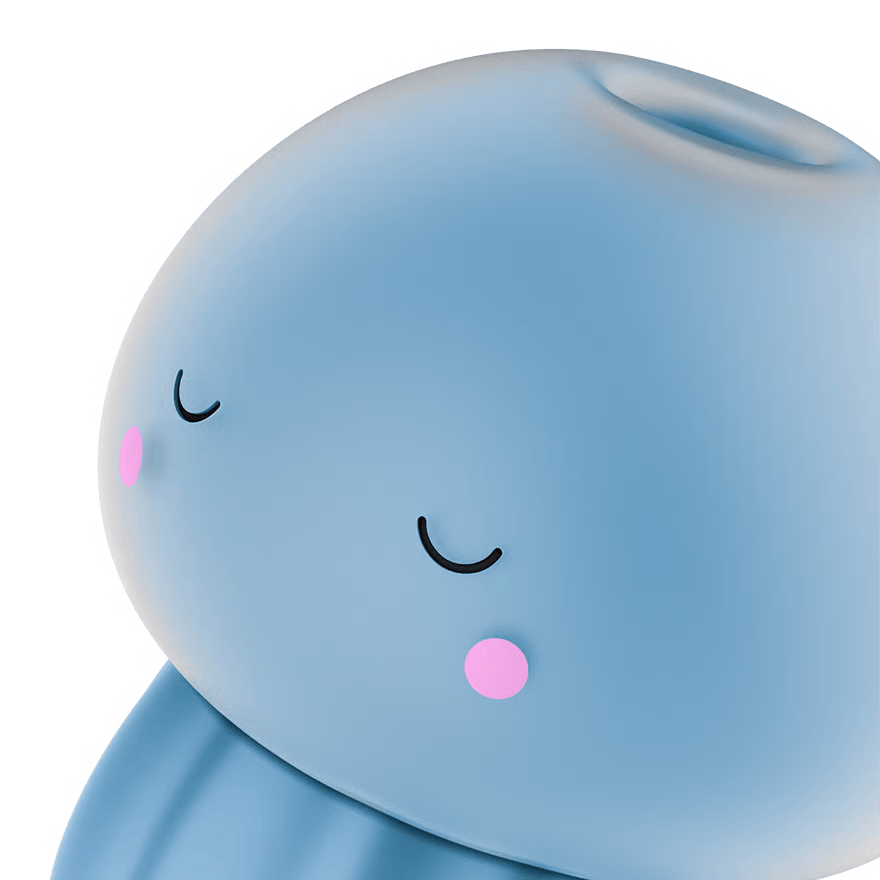 Satisfyer Jelly-cious - вакуумный стимулятор с вибрацией - Голубой