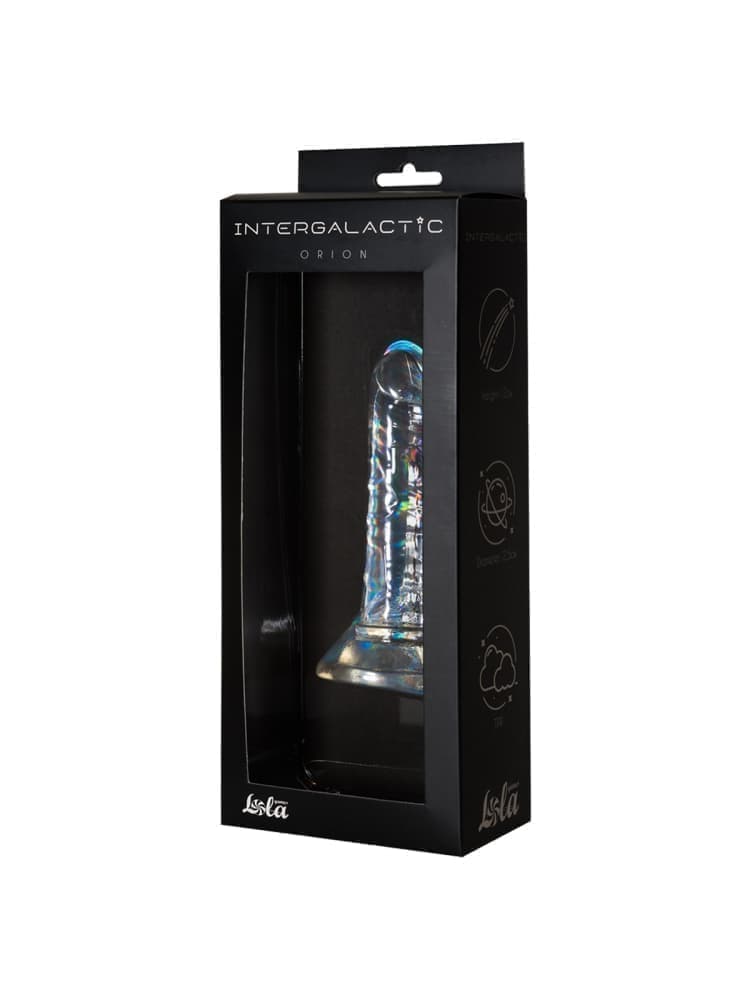 Прозрачный фаллоc INTERGALACTIC ORION - Прозрачный в коробке