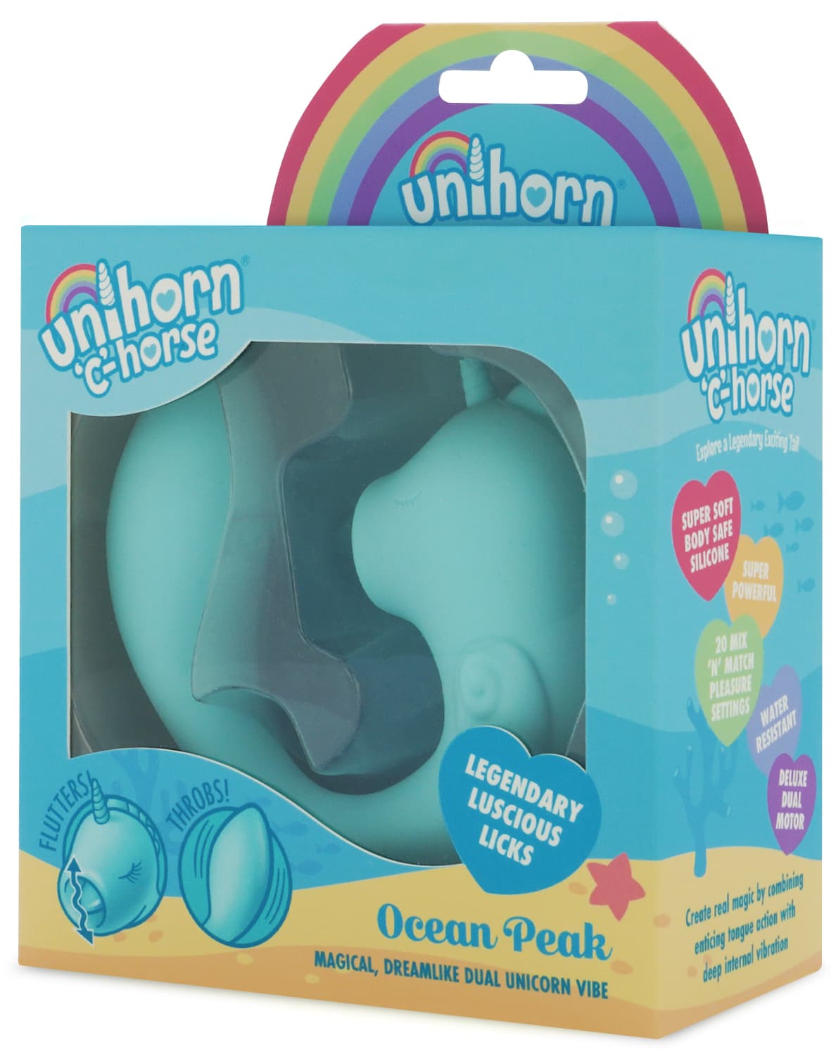 Unihorn C-Horse - вибратор для двойной стимуляции - Ocean Peak
