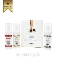 Набор съедобных массажных масел EXSENS LET'S TRAVEL! с эффектом "горячих поцелуев"