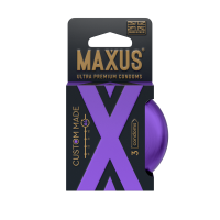 Презервативы увеличенного размера MAXUS CUSTOM MADE + железный кейс (размер в ассортименте)