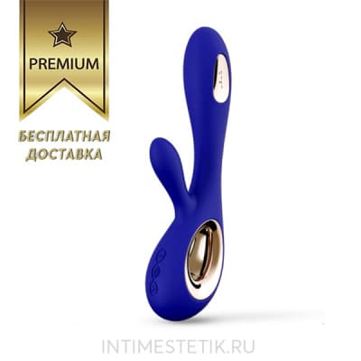 Вибратор-кролик Lelo Soraya Wave-Синий Вибратор-кролик Lelo Soraya Wave-Синий