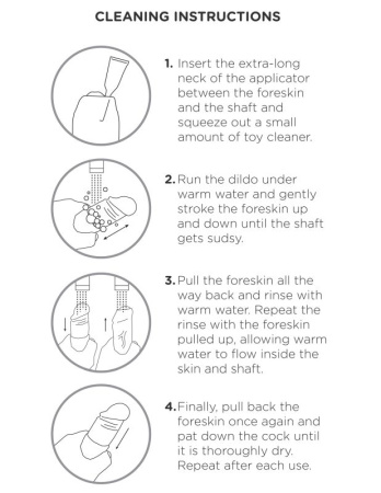 Фаллоимитатор необрезанный King Cock 7 Uncut Cock на присоске