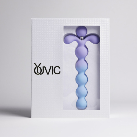 Анальная елочка с вибратором 2в1 Youvic DF1021-3