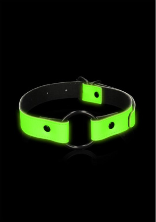 Кляп OUCH! Glow in the Dark O-ring Gag люминисцентный с металлическим кольцом Кляп OUCH! Glow in the Dark O-ring Gag люминисцентный с металлическим кольцом