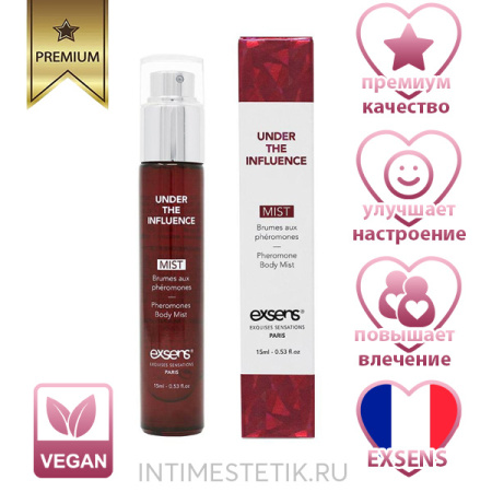 Спрей с феромонами для тела Under the Influence Pheromone Perfume Mist EXSENS Спрей с феромонами для тела Under the Influence Pheromone Perfume Mist EXSENS