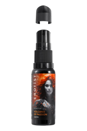 Съедобный жидкий вибратор Erotist VOLCANO OF PASSION GRAPES (виноград), 25 мл