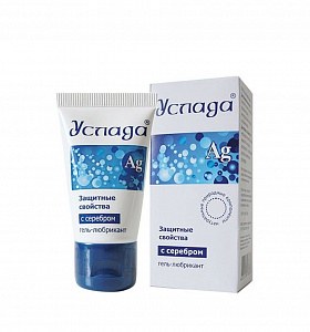 Гель-любрикант Услада с серебром 30 мл