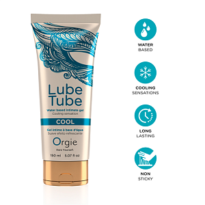 Orgie Lube Tube Cool - смазка с охлаждающим эффектом на водной основе, 150 мл