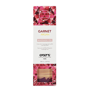 Массажное масло с арганой GARNET ARGAN EXSENS с кристаллами граната
