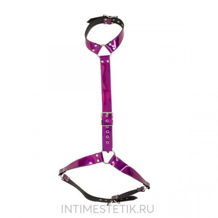 Неоновая фиксация на шею и талию Bad Kitty Body Harness Неоновая фиксация на шею и талию Bad Kitty Body Harness