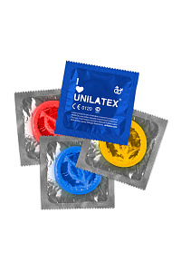 Презервативы Unilatex, multifrutis, 19 см, 5,4 см, 144 шт. 