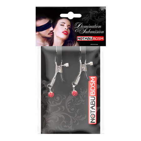Зажимы для сосков NoTabu со стразами