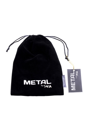 Metal by TOYFA - зажимы на соски с металлическим кольцом на пенис