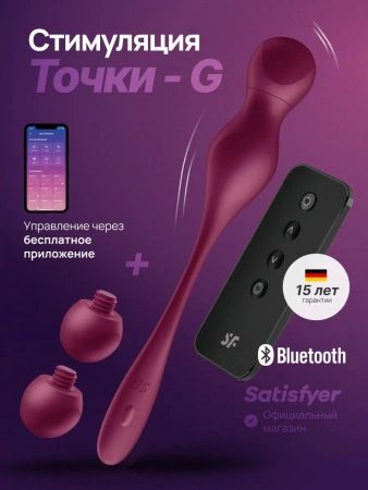 Satisfyer Love Birds Vary - вагинальные виброшарики со сменными насадками, пультом и приложением