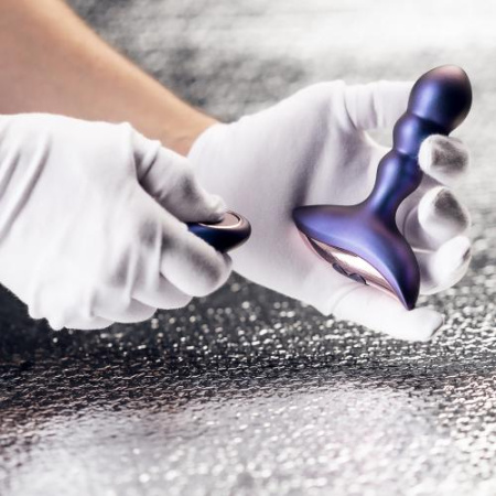 Interstellar Hueman - рельефный анальный массажер с пультом ДУ