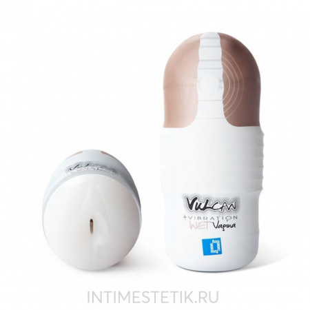 Вибромастурбатор Vulcan Love Skin® Masturbator Wet Vagina + Vibe