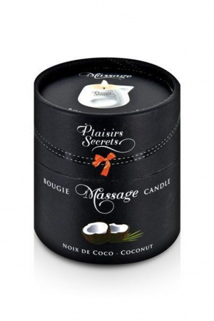 Массажная свеча (Кокос) MASSAGE CANDLE COCONUT, 80 мл