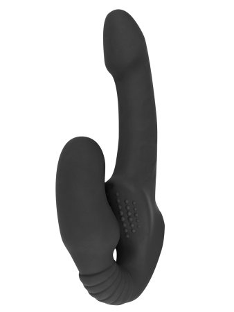 Безремневой страпон Devi с вибрацией и пультом ДУ