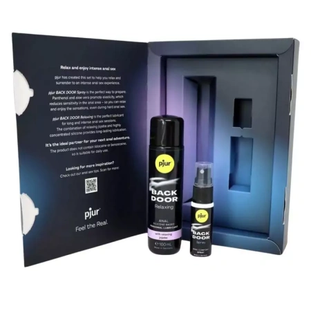Набор для анального секса pjur Back Door Value Pack: смазка силиконовая и спрей