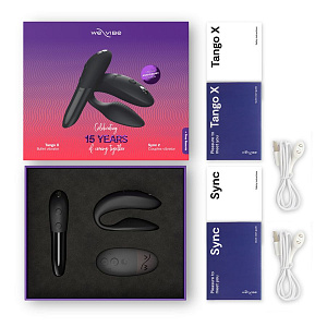 Лимитированный набор We-Vibe 15 Year Anniversary Collection (Tango X + Sync 2) Лимитированный набор We-Vibe 15 Year Anniversary Collection (Tango X + Sync 2)