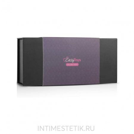 Рельефный страпон ремневой Easytoys Silicone bended