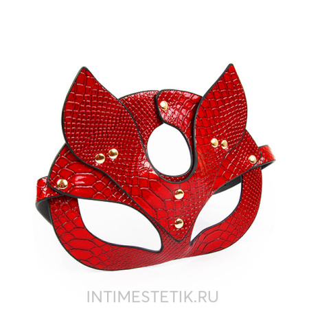 Маска с узором "под кожу" NOTABU для BDSM-игр