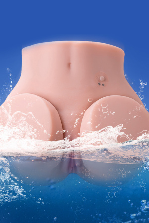 Olga XISE - большой мастурбатор-попка с двумя рабочими каналами и вибрацией