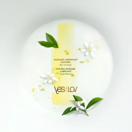 YESforLOV Natural Lubricant Orange Blossom - массажная смазка с органическими маслами
