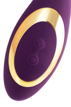 Вибратор для пар с вакуумной стимуляцией фиолетовый
