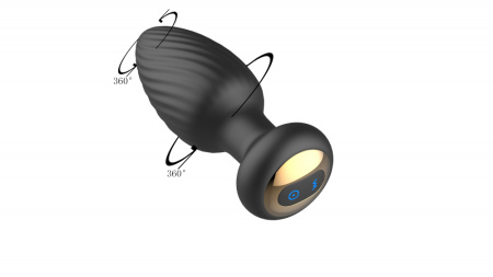 Ротационная анальная пробка Secwell с вибрацией