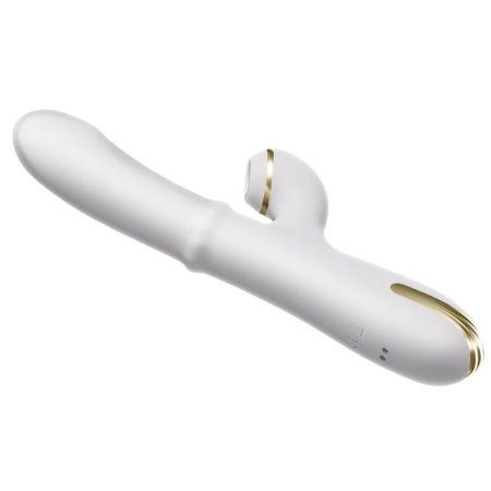 Erocome Pyxis - вибратор-кролик с вакуумным стимулятором и бусинами