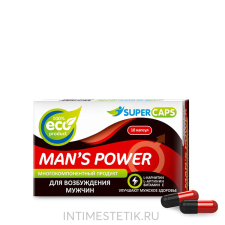 Возбуждающие капсулы L-carnitin Man's Power 10 шт. Возбуждающие капсулы L-carnitin Man's Power 10 шт.