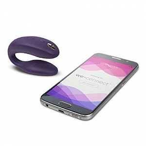 Вибромассажер We-Vibe Sync фиолетовый для пар анатомической формы Вибромассажер We-Vibe Sync фиолетовый для пар анатомической формы