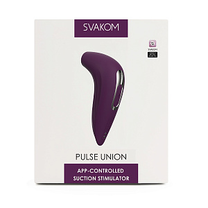 Svakom Pulse Union - мембранно-вакуумный клиторальный стимулятор с приложением Svakom Pulse Union - мембранно-вакуумный клиторальный стимулятор с приложением
