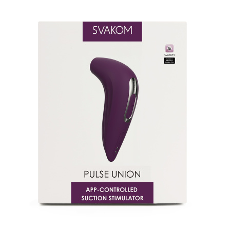 Svakom Pulse Union - мембранно-вакуумный клиторальный стимулятор с приложением Svakom Pulse Union - мембранно-вакуумный клиторальный стимулятор с приложением