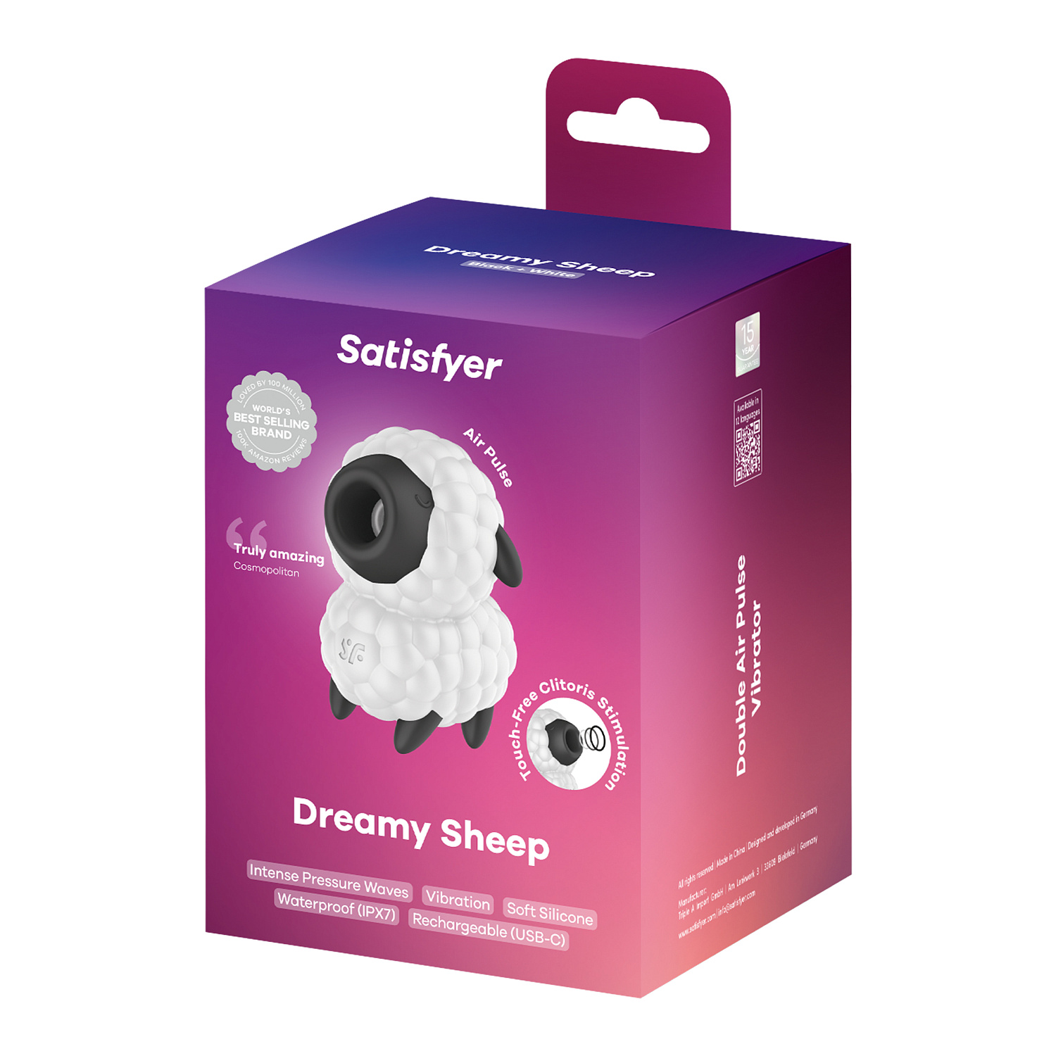 Satisfyer Dreamy Sheep - вакуумный стимулятор с вибрацией