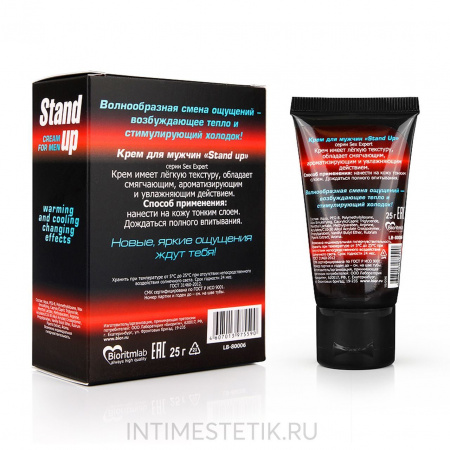 Укрепляющий эрекцию крем "STAND UP" Sex Expert