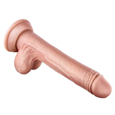 Реалистичный вибратор с фрикциями и нагревом Erocome Scutum