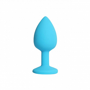 Маленькая силиконовая пробка с кристаллом