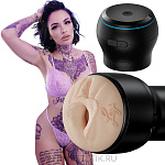 Набор Power Blow (интерактивная насадка) + мастурбатор KIIROO Feel - Leigh Raven