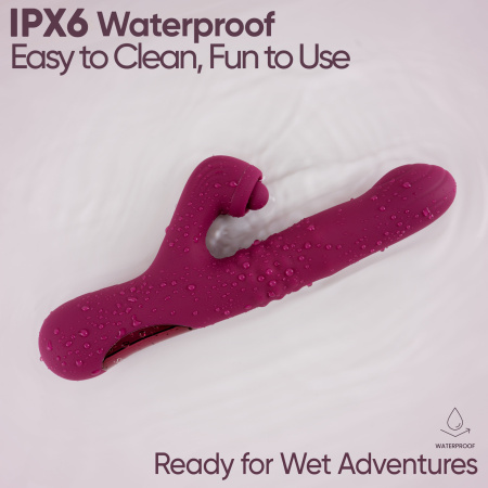 Selove ComePlay - вибратор-кролик поглаживанием точки G, шариками и пульсацией на клиторе