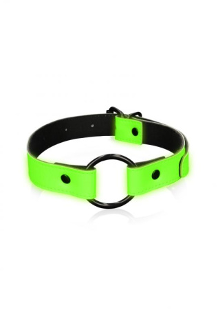 Кляп OUCH! Glow in the Dark O-ring Gag люминисцентный с металлическим кольцом Кляп OUCH! Glow in the Dark O-ring Gag люминисцентный с металлическим кольцом