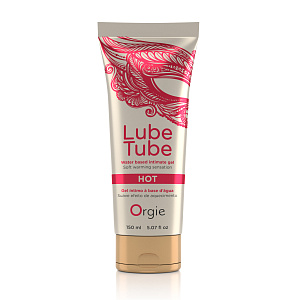 Orgie Lube Tube Hot - смазка с согревающим эффектом на водной основе, 150 мл
