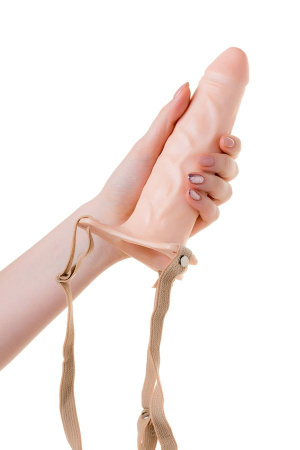 Фаллопротез LoveToy поясной (полый страпон)