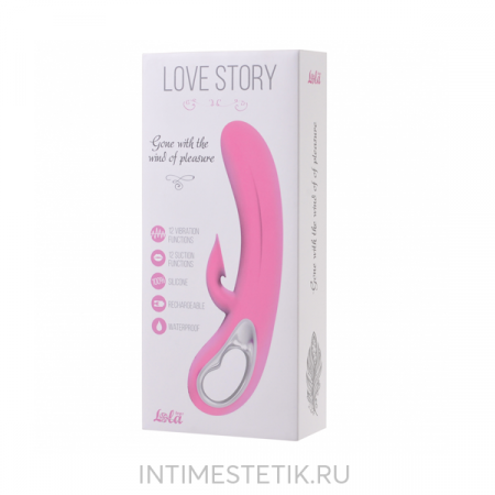 Вибратор с вакуумной стимуляцией Love story Gone With The Wind of Pleasure